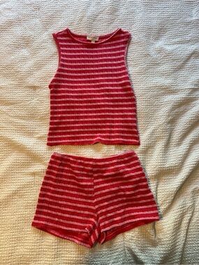 See You Monday Striped Matching Set!
